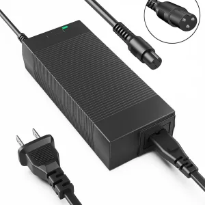 42V 2A Power Adapter with PowerFast 3-Prong Inline Connecter for 36V Sports Mod,Pocket Mod,and Dirt Quad Lithium Battery,Universal Electric Scooter Power Supply