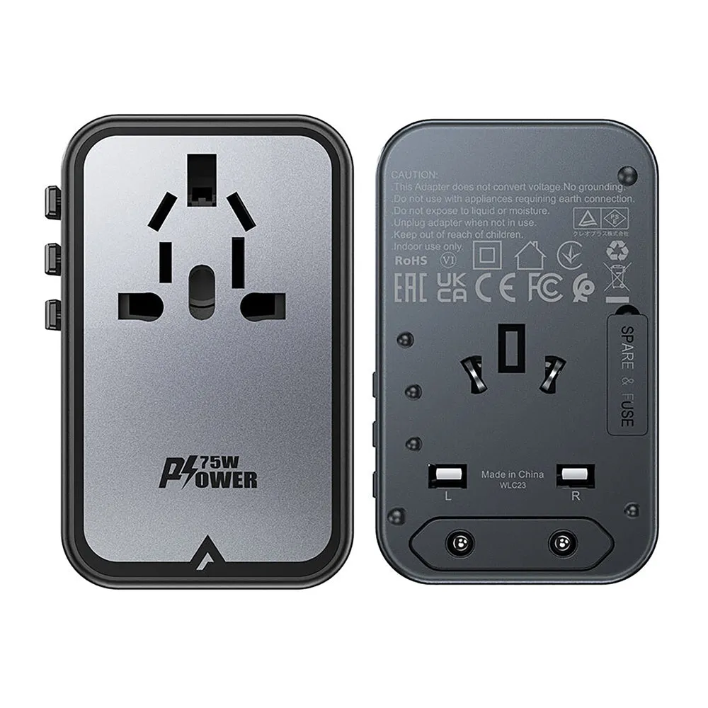 Acefast Z1 PD75W GaN (3*USB-C 2*USB-A) multifunctional charging adapter