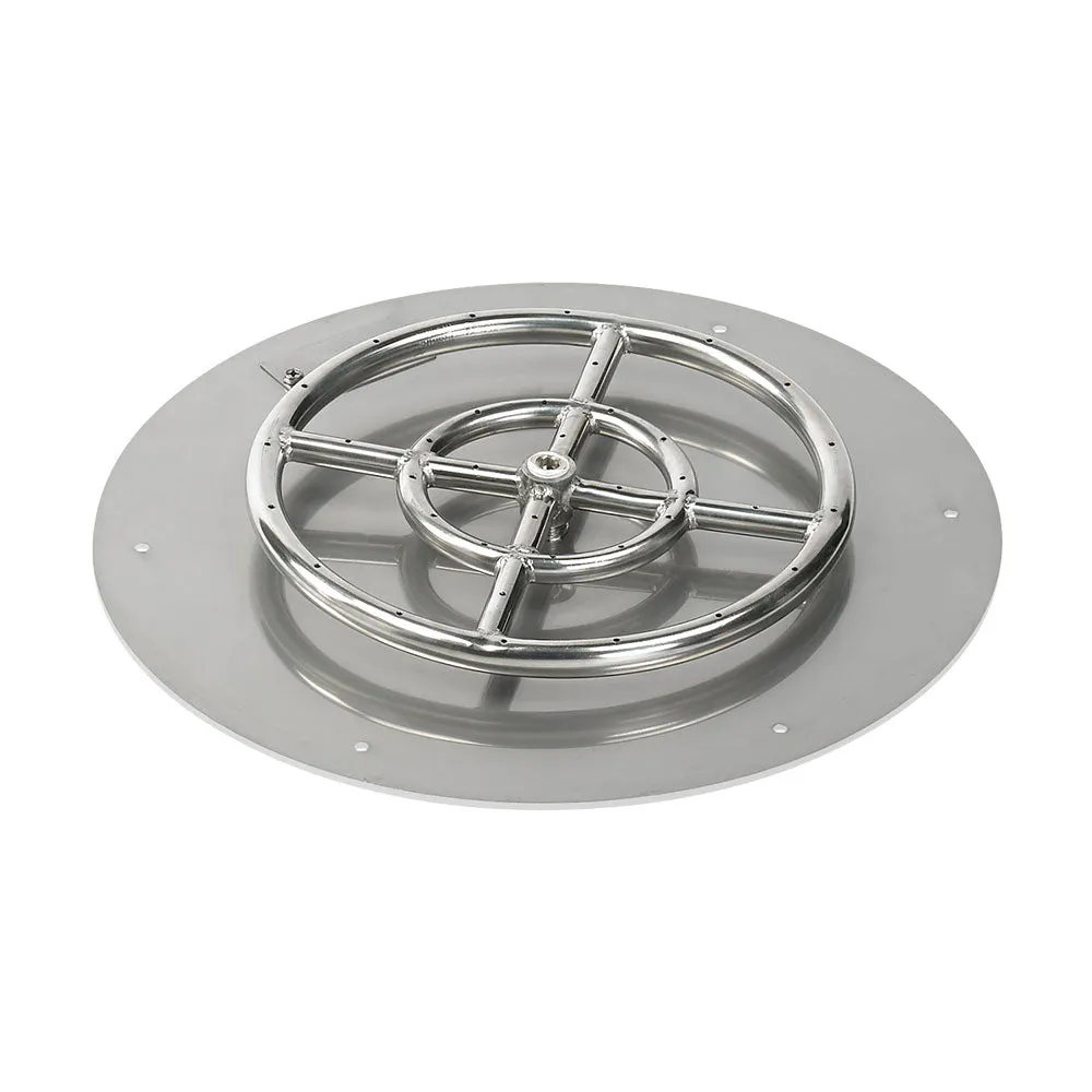 AFG - 36" Round Flat Burner Pan - SS-RFP-36-ASBL