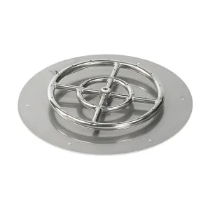 AFG - 36" Round Flat Burner Pan - SS-RFP-36-ASBL