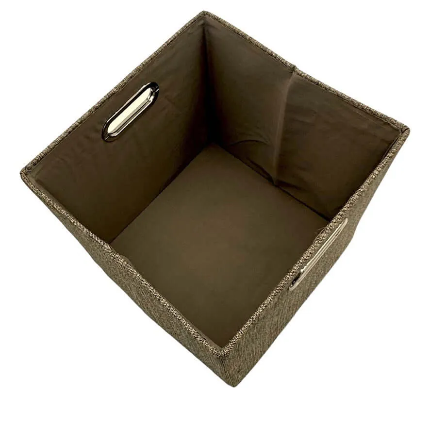 Cube Storage Bin - Brown