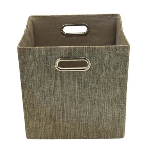 Cube Storage Bin - Brown