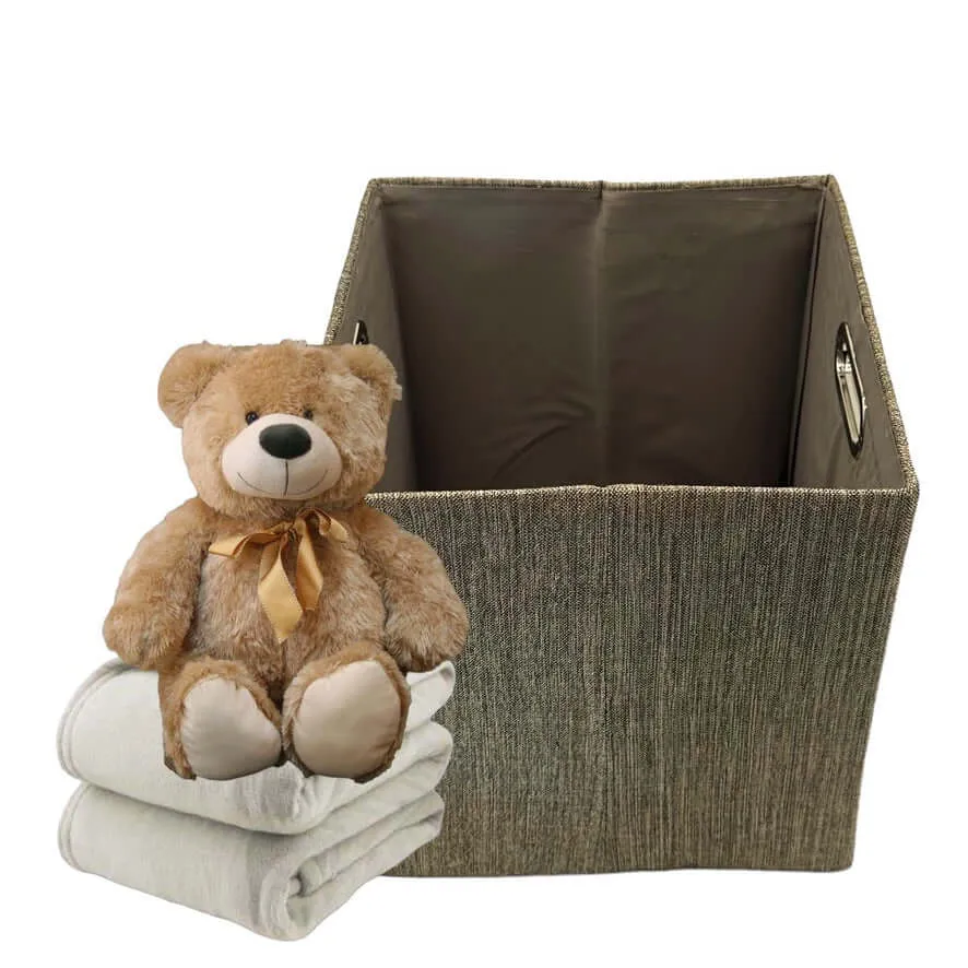 Cube Storage Bin - Brown