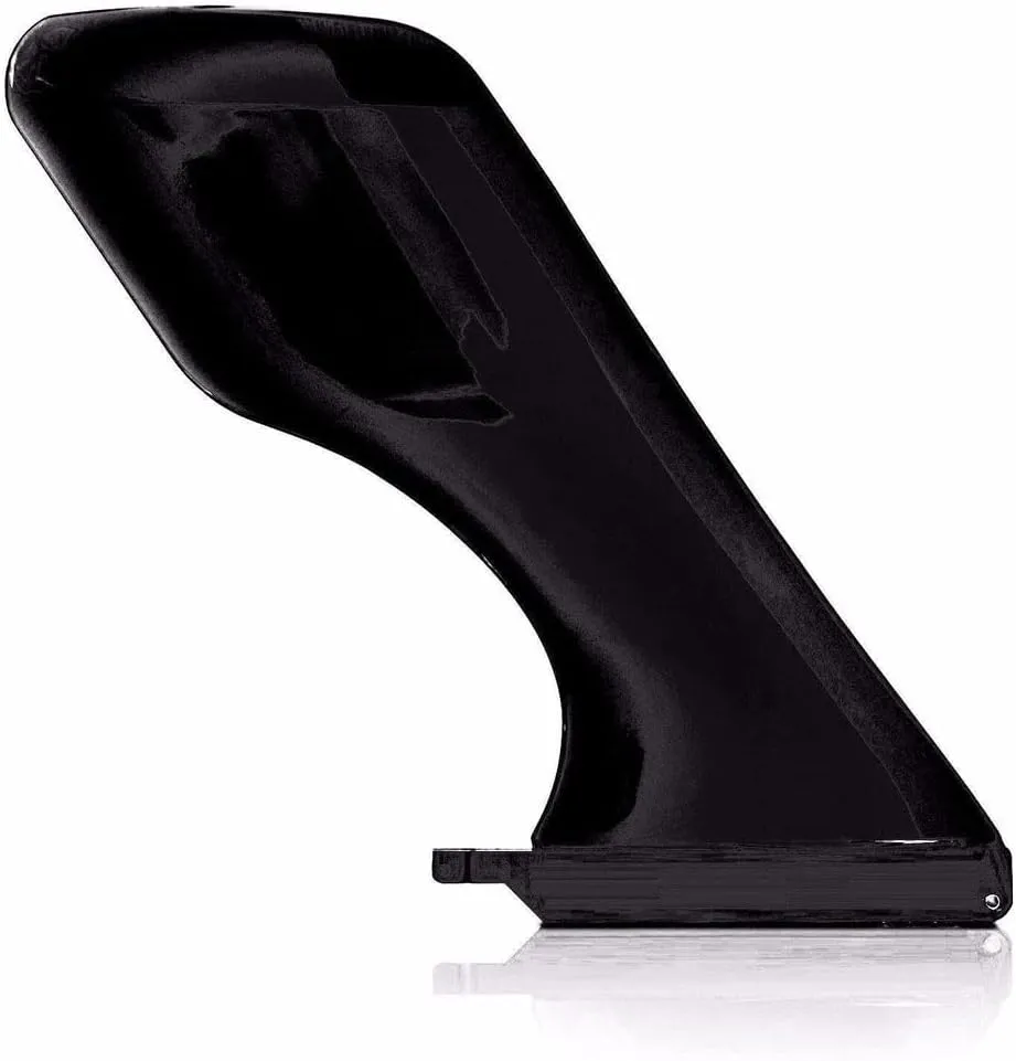DORSAL Hatchet Surf Fins for SUP Longboard Surfboard Center Fin Black Polycarbonate