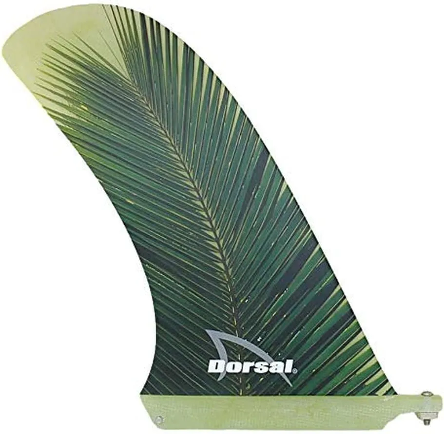 DORSAL Modified Hatchet Pivot Fiberglass Longboard Surfboard SUP Surf Fin Green 10" Fiberglass