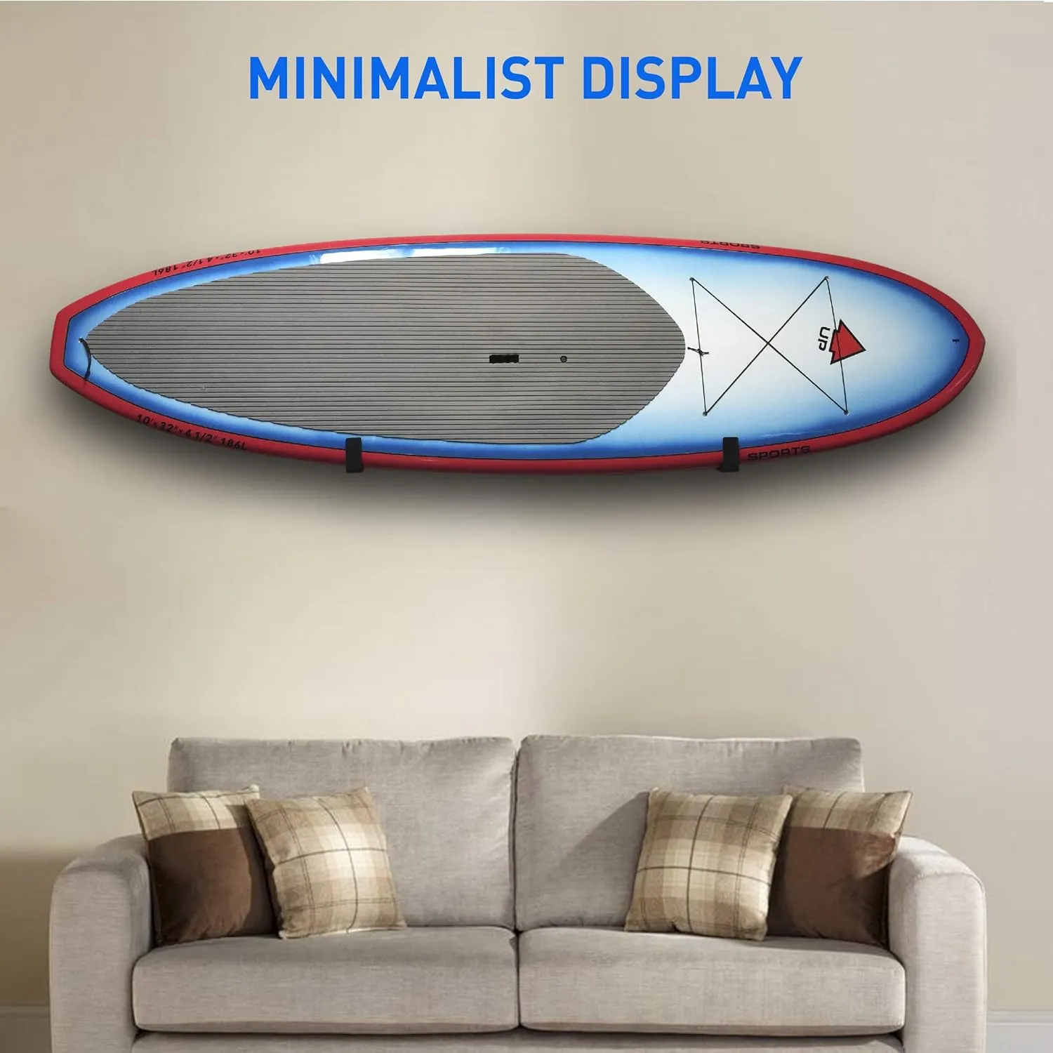 EasyGo SUP Wall Rack Longboard Storage Surfboard Display Rack Surf Board Rack