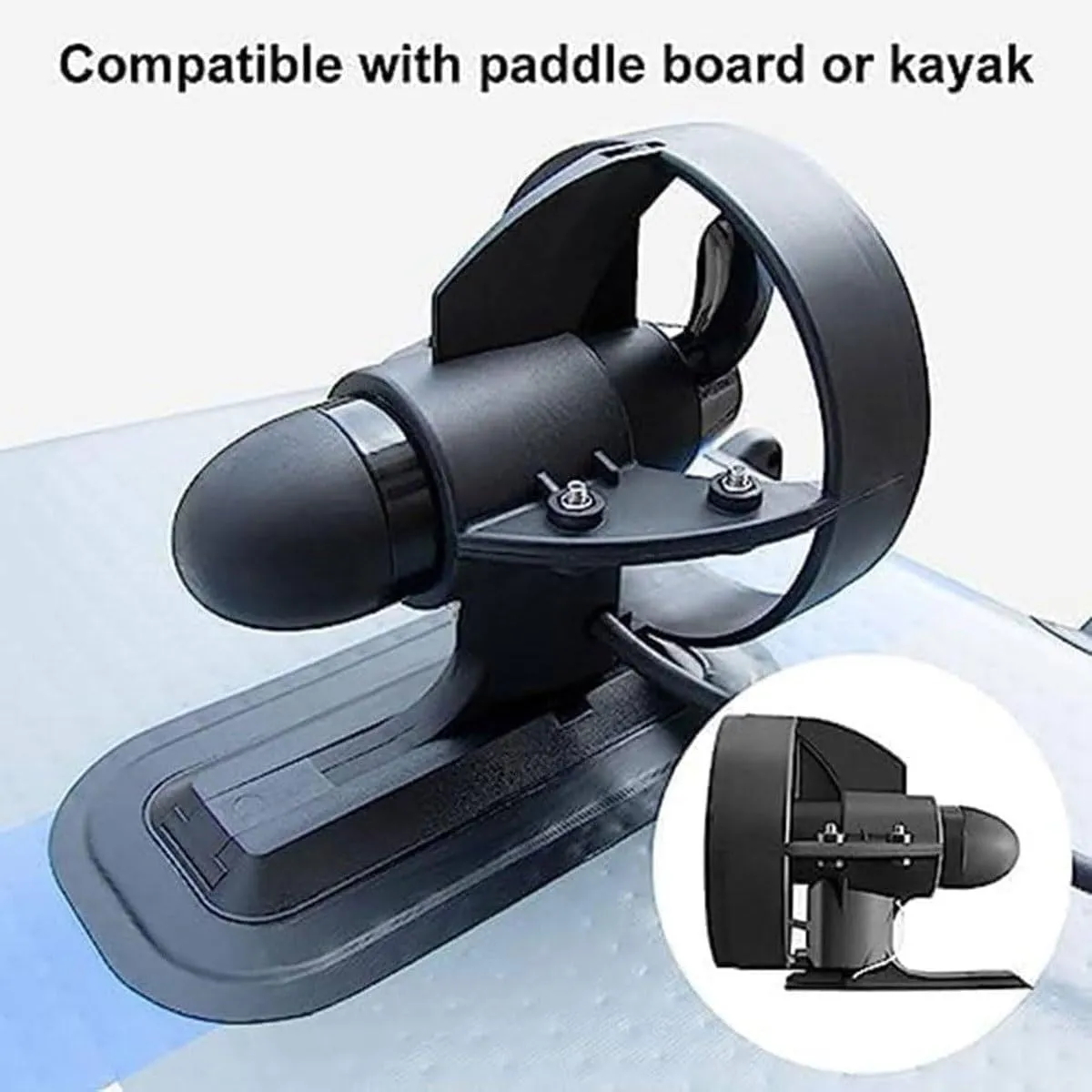 Electric Motorized Fin,216W/288W Thrust Surfboard Underwater Thruster, Surf & SUP Fin Battery Electric Fin Stand Up Paddle Board Motor,for Kayak Fishing Boat Paddle Board(216W)