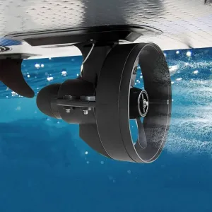 Electric Motorized Fin,216W/288W Thrust Surfboard Underwater Thruster, Surf & SUP Fin Battery Electric Fin Stand Up Paddle Board Motor,for Kayak Fishing Boat Paddle Board(216W)