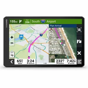 Garmin RV 1095, Extra-Large, Easy-to-Read 10” GPS RV Navigator, Custom RV Routing, High-Resolution Birdseye Satellite Imagery, Directory of RV Parks and Services, Landscape or Portrait View Display