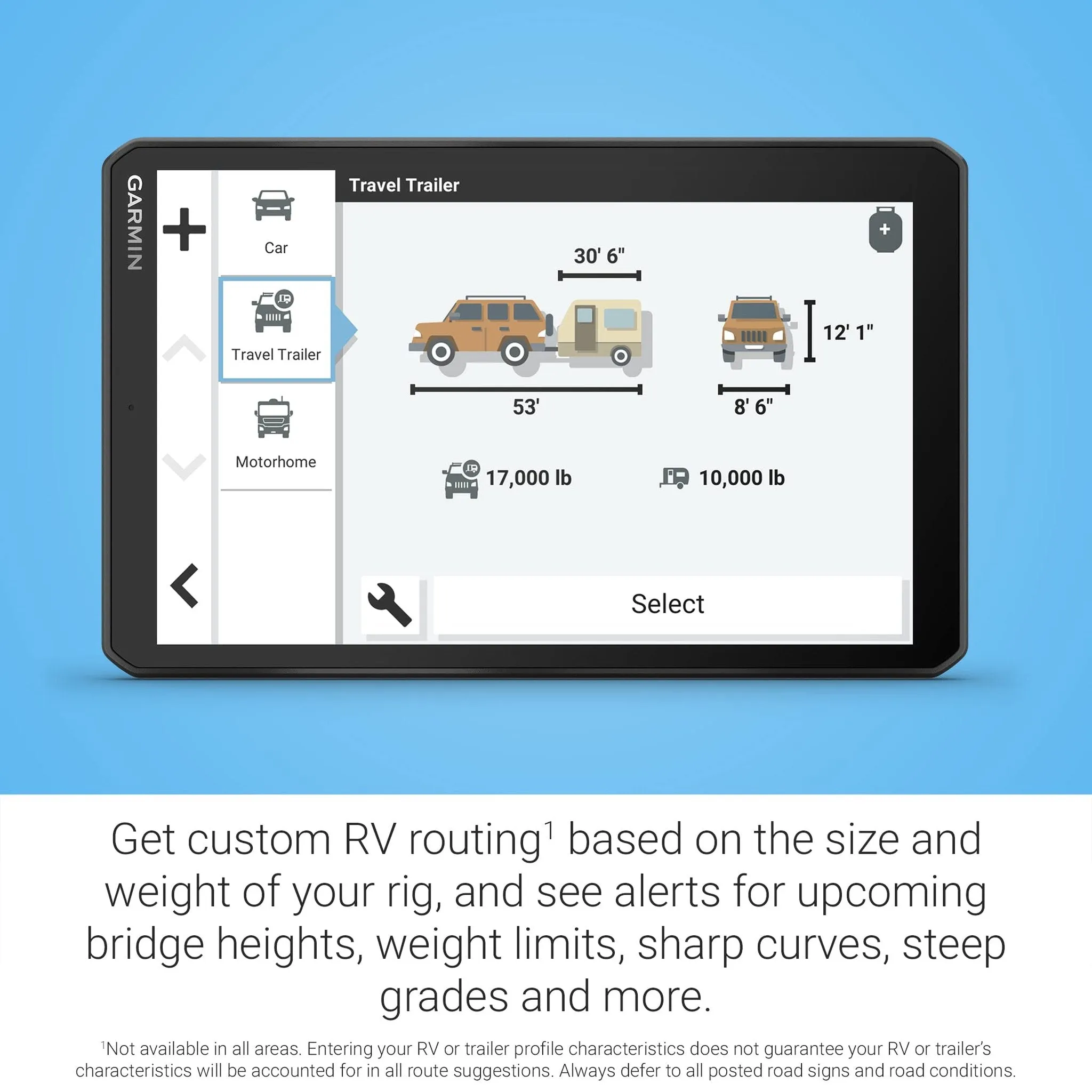 Garmin RV 895, Large, Easy-to-Read 8” GPS RV Navigator, Custom RV Routing, High-Resolution Birdseye Satellite Imagery, Directory of RV Parks and Services, Landscape or Portrait View Display