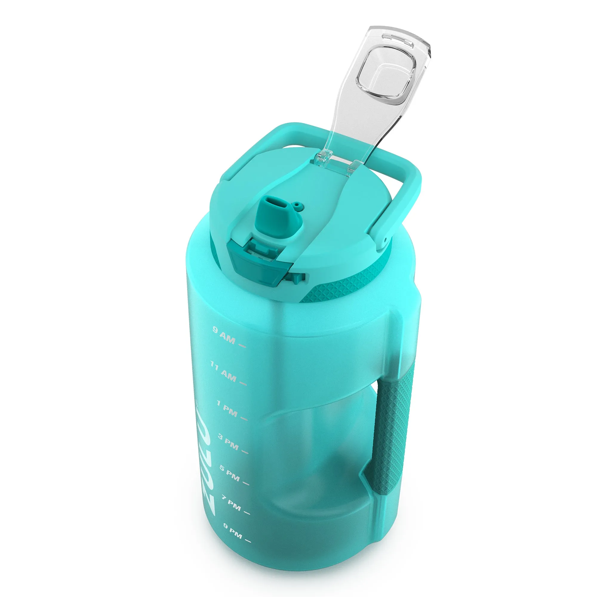 Goals Gallon 128oz Water Bottle With Straw
