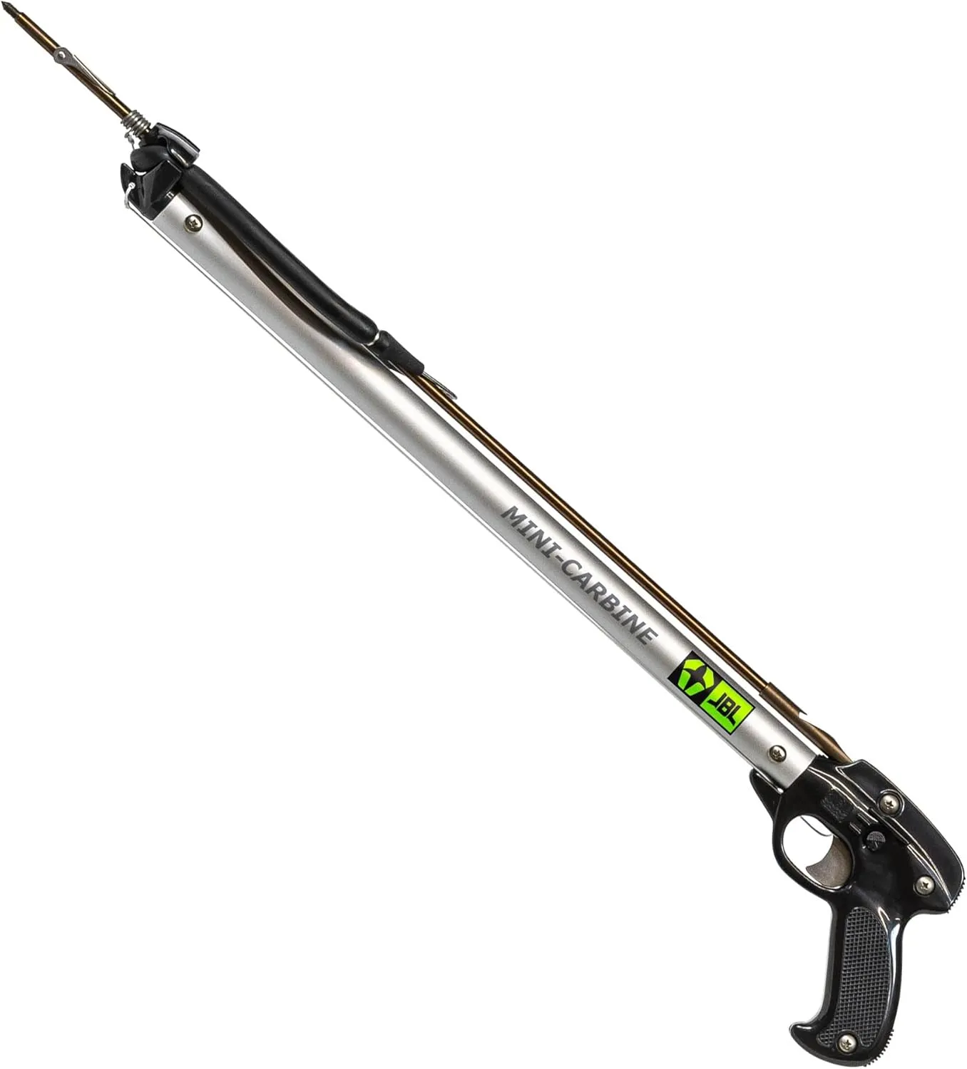 JBL Spearguns Carbine Speargun for Spearfishing, Speargun for Freediving, Scuba Diving, Fishing, Diving, Aluminum Barrel, Stainless Steel Shaft, Easy Stretch Bands, Made in USA