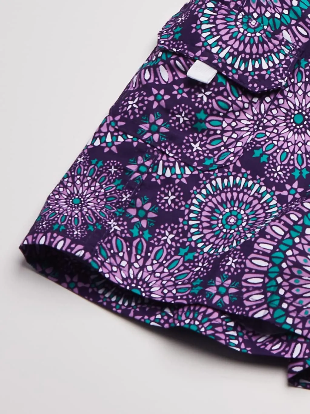Kanu Surf Girls' Sassy UPF 50  Quick Dry Beach Coverup Boardshort