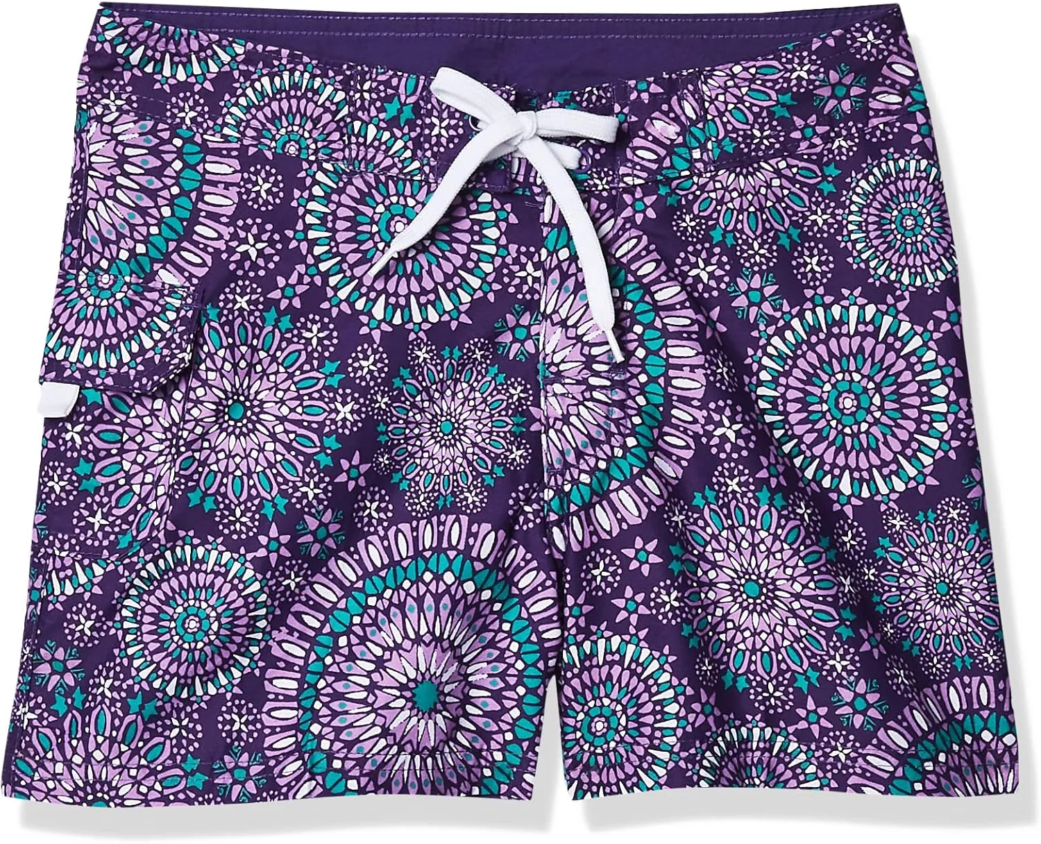 Kanu Surf Girls' Sassy UPF 50  Quick Dry Beach Coverup Boardshort