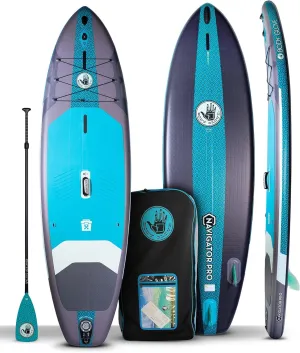 Navigator Pro 10'6" Inflatable Paddle Board - Silver/Teal