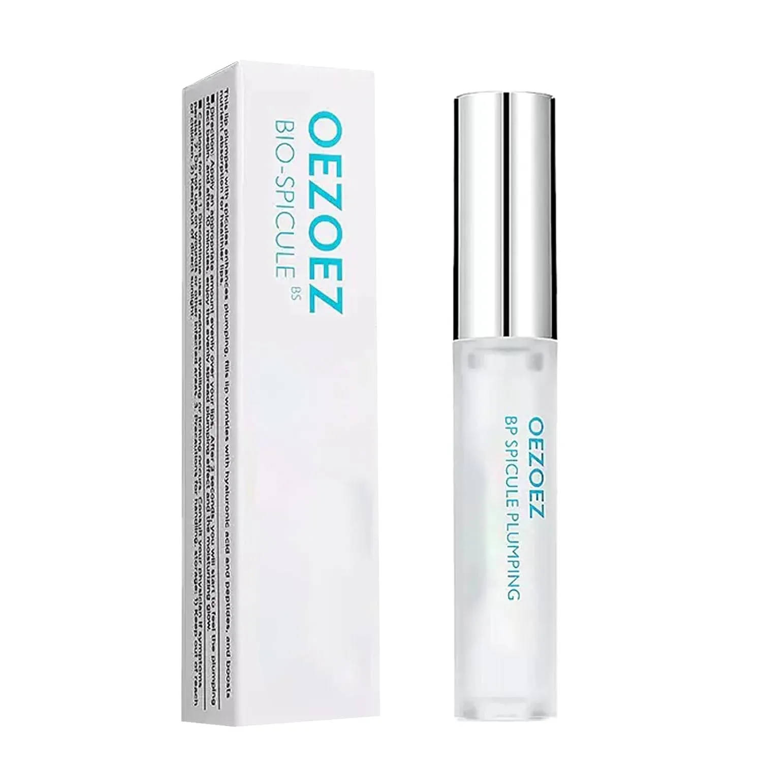 Oezoez Lip Plumper, Bp Spicule Plumping Lip Shot, Volumizing Gloss with Hyaluronic Acid Capsaicin,Tingly Lip Serum for Plump Lips(Plumping 1PIC)