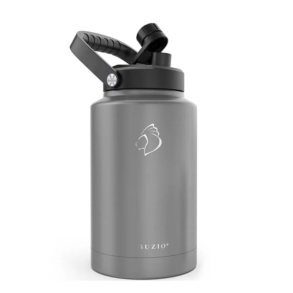One Gallon Insulated Jug with Spout Lid | Graphite | 128oz