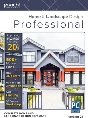 Punch! Home & Landscape Design Professional v21 - Windows [PC Download]