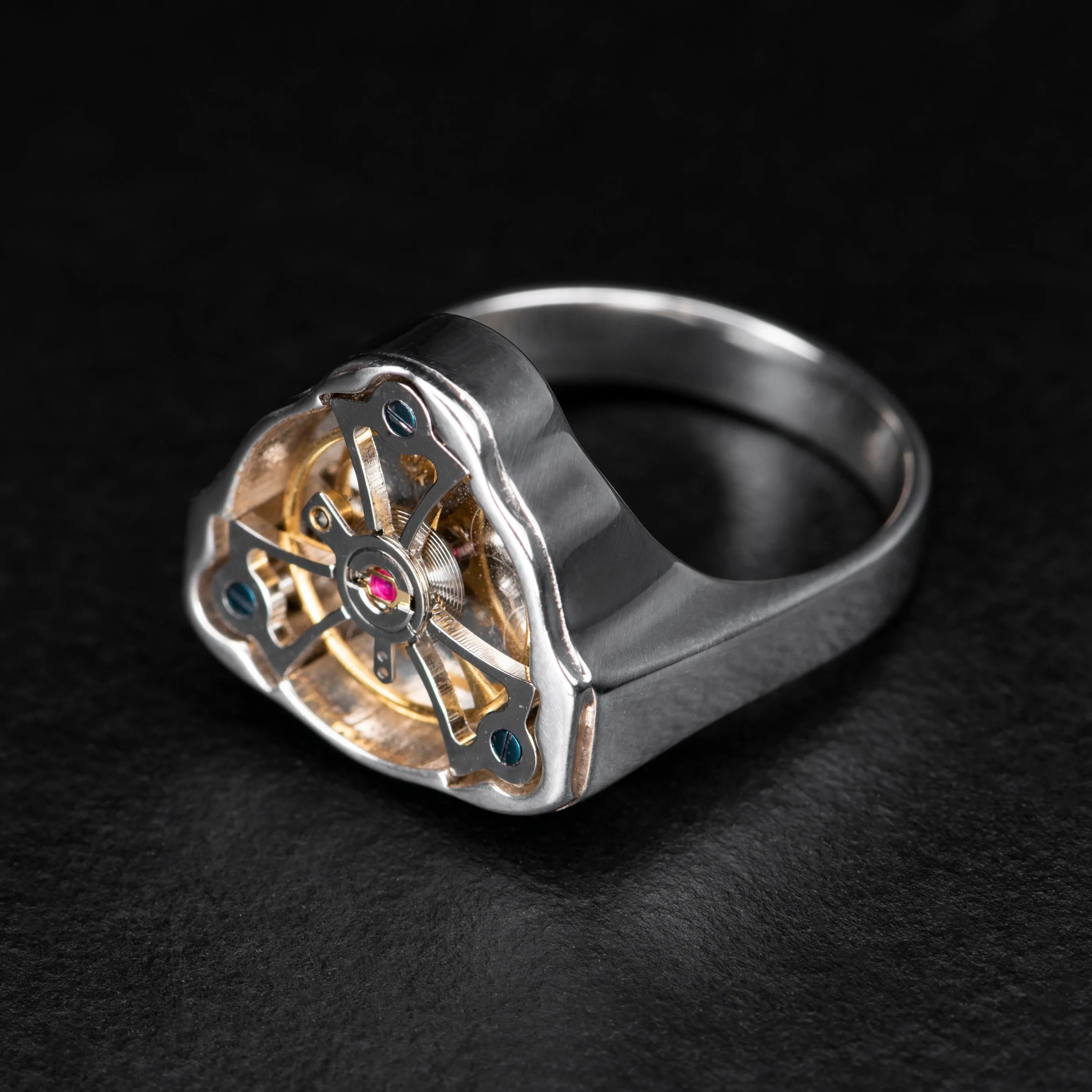 Silver Spinner Ring - NAVIGATOR