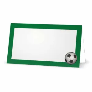 Soccer Ball Place Cards  - Tent Style - SELECT COLOR