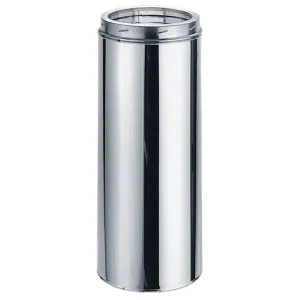 Stainless Steel DuraTech: Straight 2ft, Double Wall Pipe