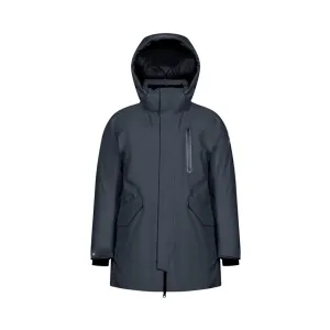 TAMSOI Men's Coats Men Medium Long Jacket Outdoor Heat Storage Waterproof Windproof Winter Warm Goose Down Jacket (Size : Medium)
